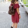 leather backpack
