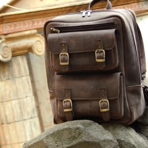 Δερμάτινη Τσάντα DOS in special laptop backpack version 5