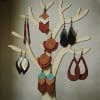 Handmade Leather Earrings 4