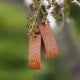 Handmade Leather Earrings 'GEMA' 8