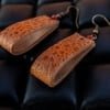 Handmade Leather Earrings 'GEMA' 3