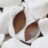 Handmade Leather Earrings 'FRANCA' 3