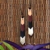 Handmade Leather Earrings 'ROSA' 4