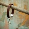 Handmade Leather Bracelet 'ABELINA' 2