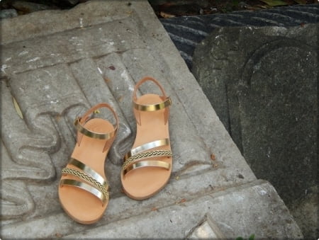 Leather Sandals CLEO (decorated) 1