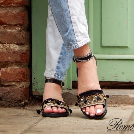 Leather Sandals PANDORA 4