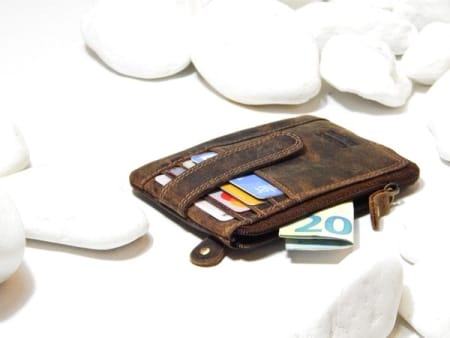Leather Small Wallet & Card Case 'KERRES' 1
