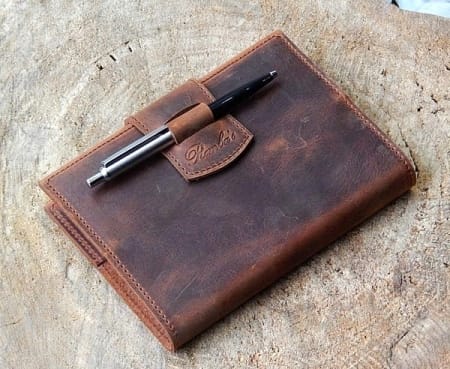 Handmade Leather Calendar (size Ι) 1