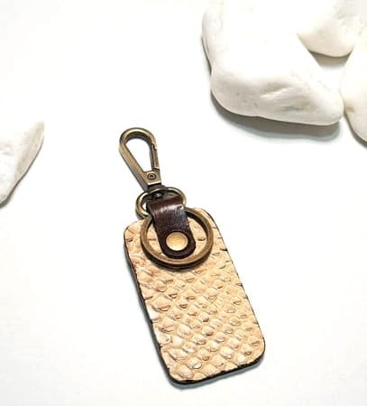 Handmade Leather Keyring 3