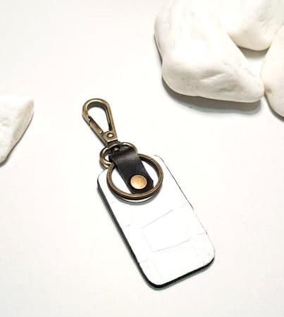 Handmade Leather Keyring 8