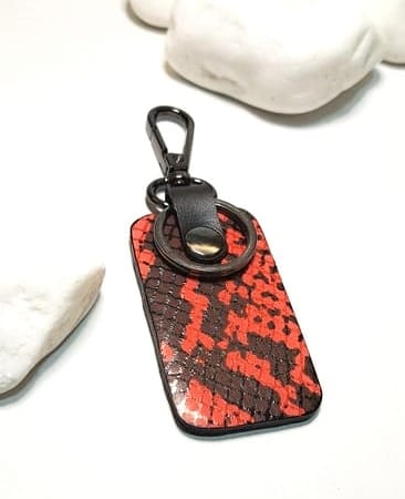 Handmade Leather Keyring 9