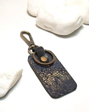 Handmade Leather Keyring 6