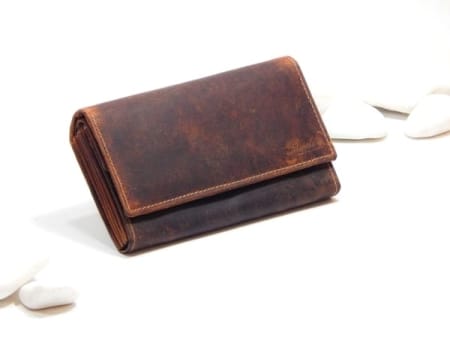 Leather Woman's Wallet 'LETI' 1