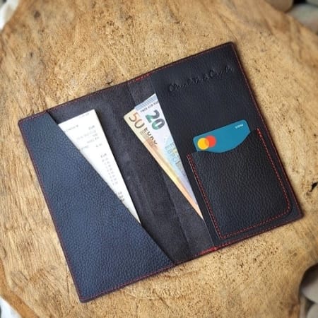 Δερμάτινο Χειροποίητο Bill Folder "Triplo" 6