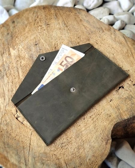 Δερμάτινο Χειροποίητο Bill Folder "Cartelle" 1