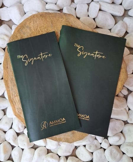 Δερμάτινος Χειροποίητος Κατάλογος Menu "Boneli" 1