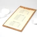 Χειροποίητος Κατάλογος Menu Πορτογαλικού Φελλού "Dorso" 2