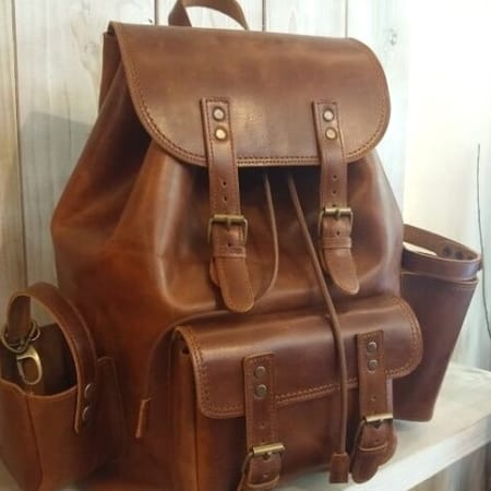 Handmade Leather Orders - Backpack 3